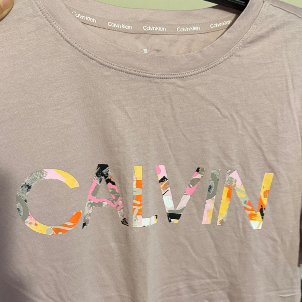 Calvin Klein Mauve Short Sleeve Tee